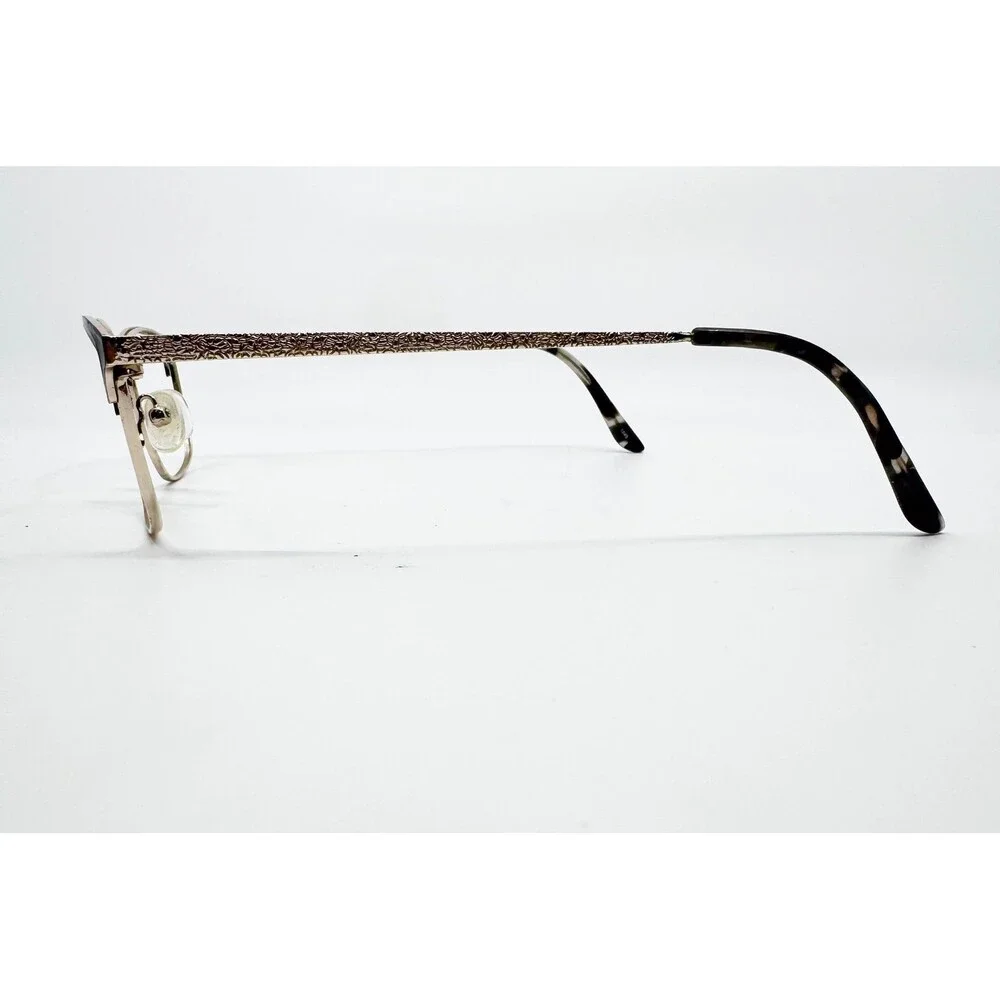 Chelsea Morgan Eyeglasses Womens Black Gold Petite Cat Eye Frames 49-17-135